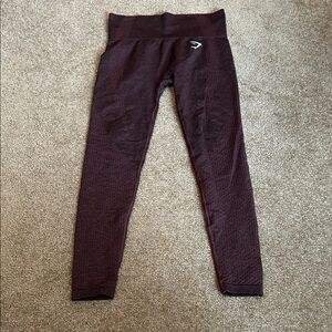 Gymshark Burgundy Leggings